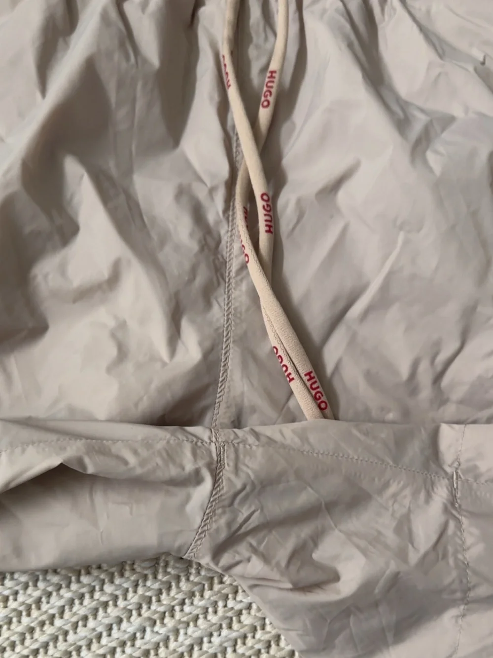HUGO Haiti Light Beige Swim Shorts‎